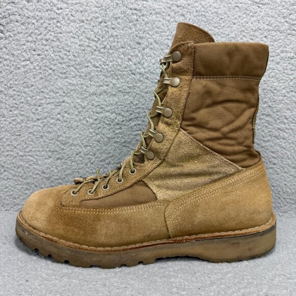 Danner Boots Mens 12 Shoes Brown Marine Hot Military Suede Combat USMC USA Made - Picture 2 of 12